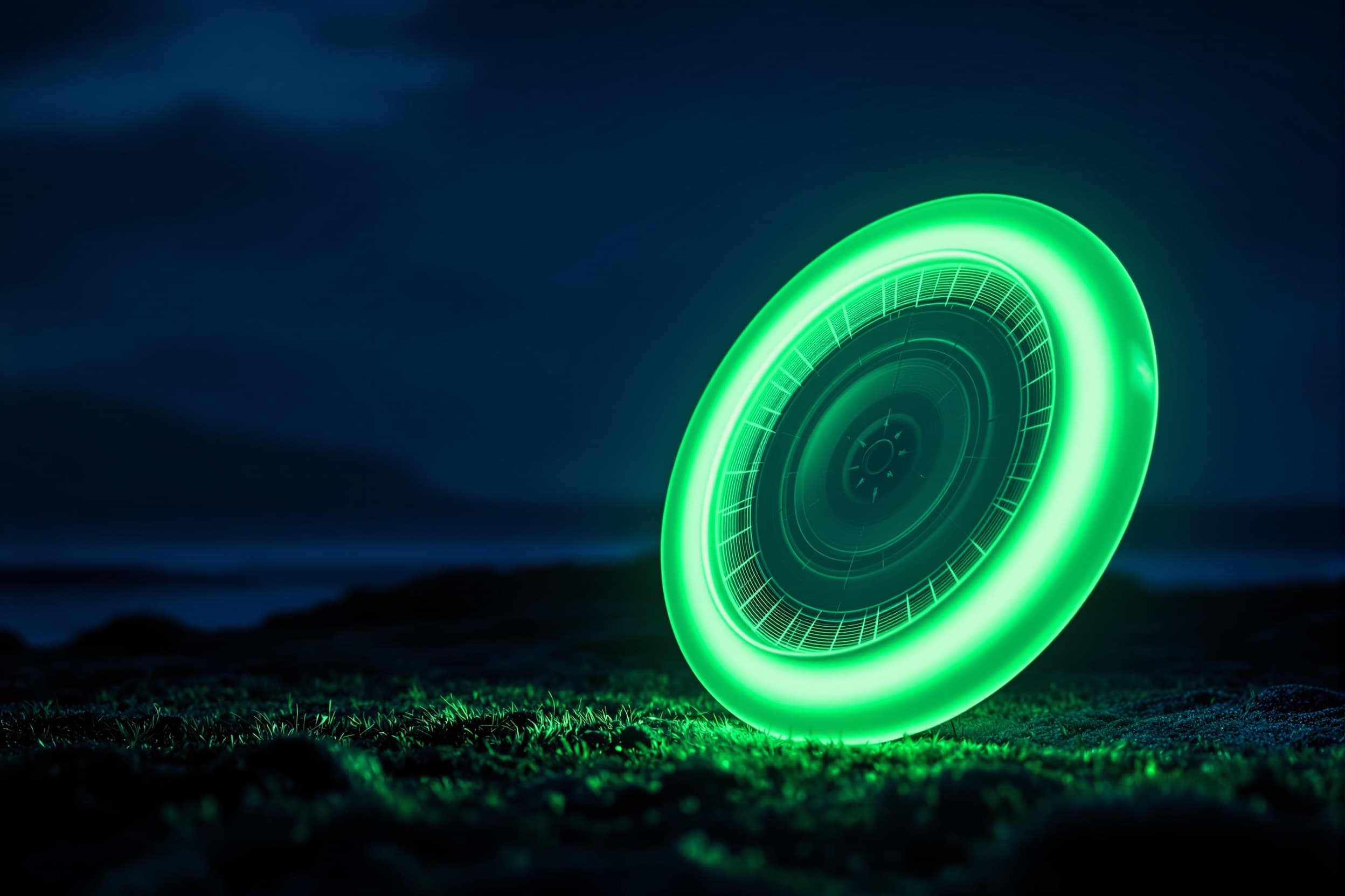 Glow-in-the-Dark Flying Disc