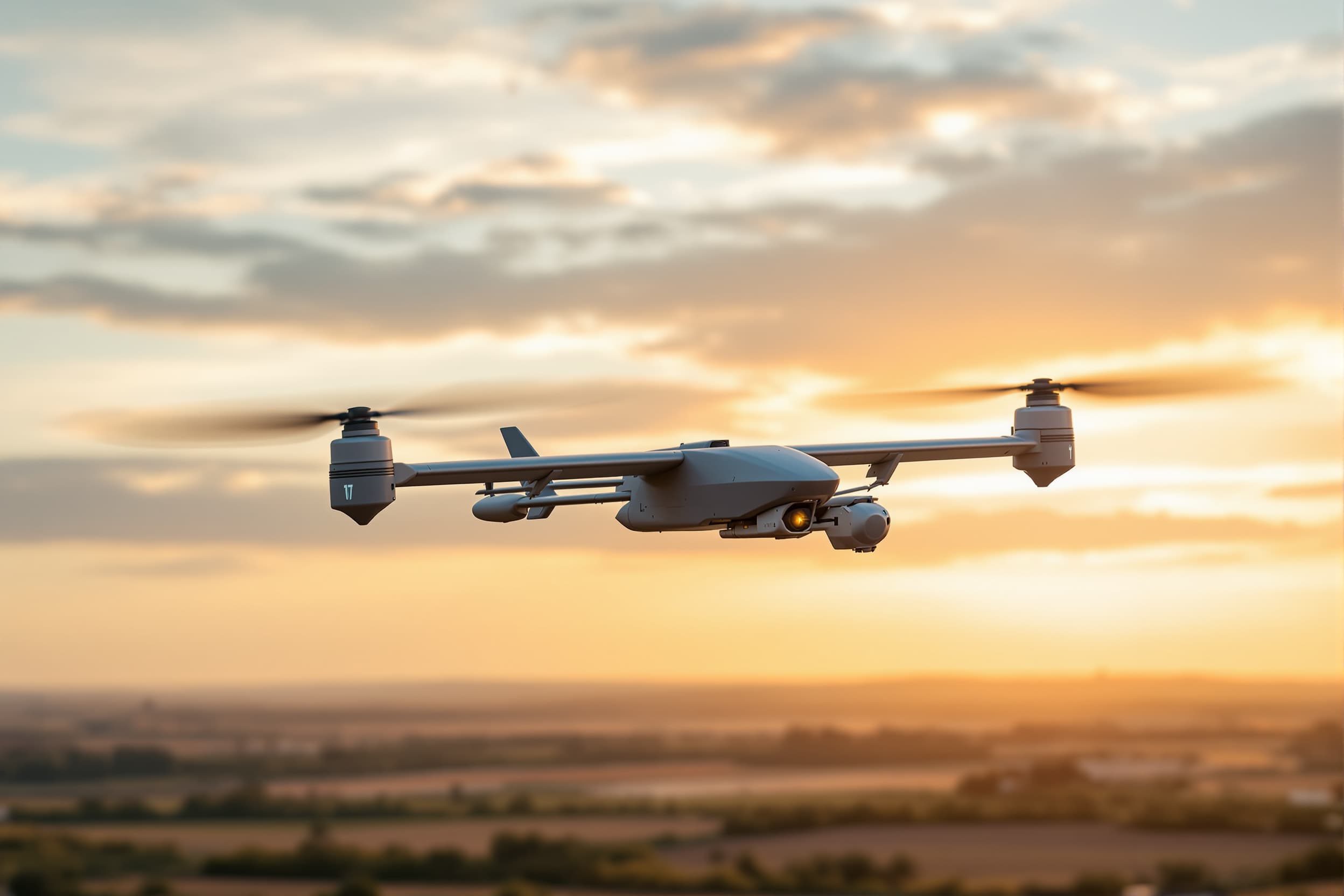 VTOL Fixed-Wing Hybrid Drone