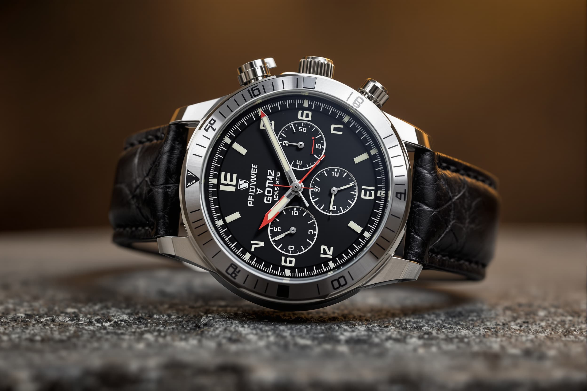 Aerobatic G-meter wristwatch with peak-hold and flight log