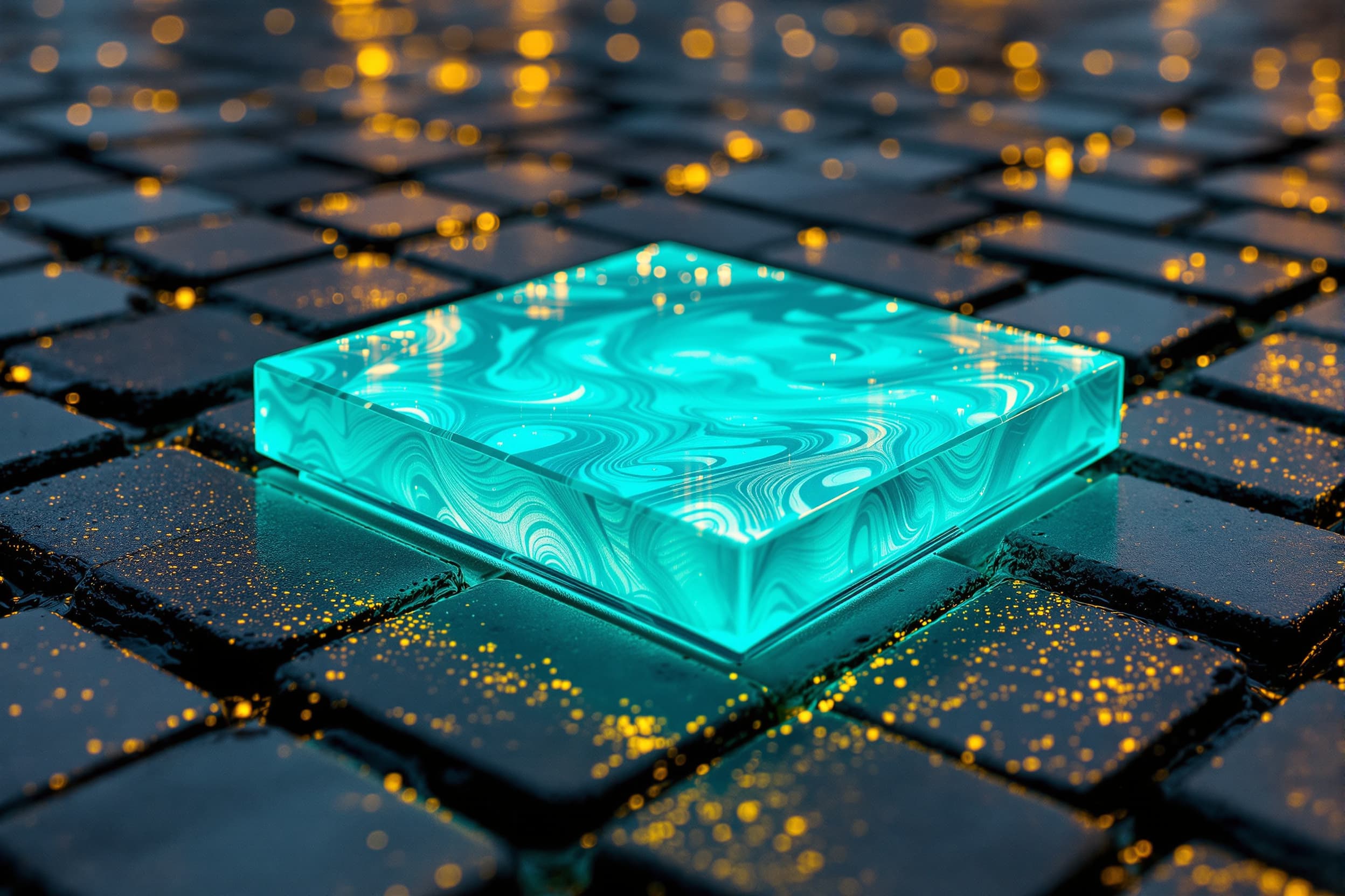 Glow-Stone — Bioluminescent Path Tile