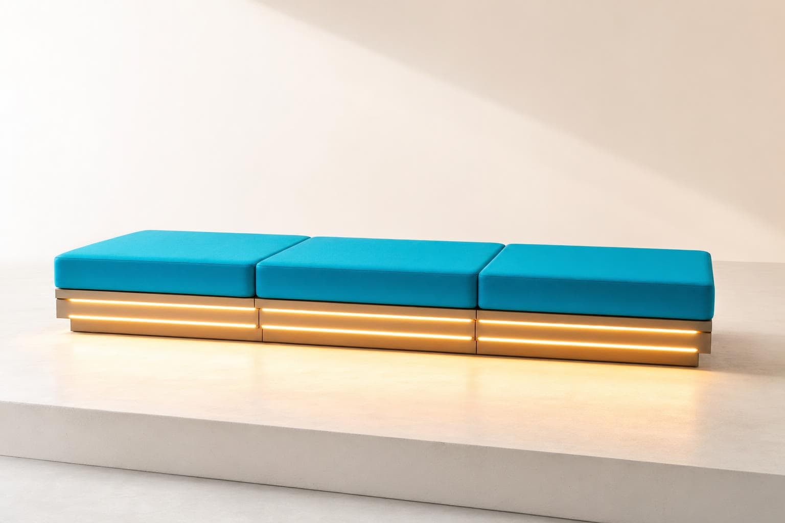 3-Section Modular LED Daybed