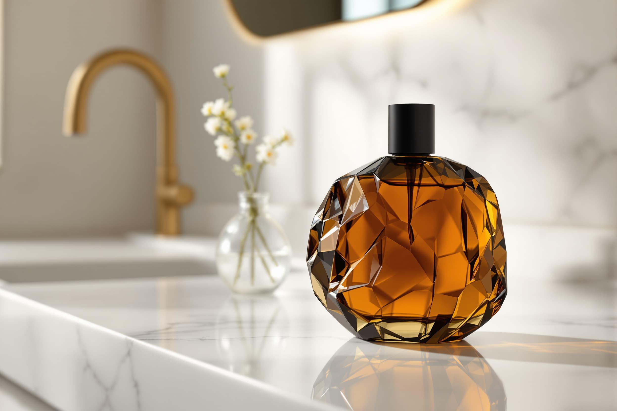 Ergonomic Glass Perfume Bottle